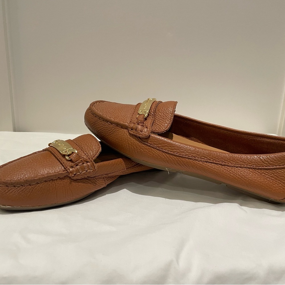 Calvin Klein Women’s Brown Leather Loafers